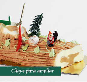 Bûche de Nöel Crème au Beurre sabor Avelã